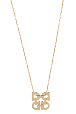 ネックレス・ペンダント FERRAGAMO Golden l necklace (760572755713 OROPERBIA) Ferragamo Golden Metal Necklace | italist